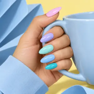 Pastel Rainbow Press-On Nails
