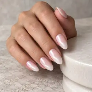 Pearl Pink Cat-Eye Press-On Nails