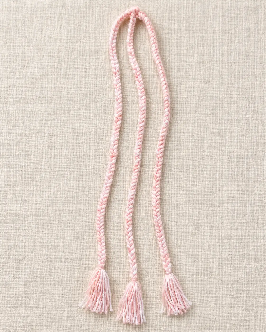 Blush Pink and White Braided Paranda-2