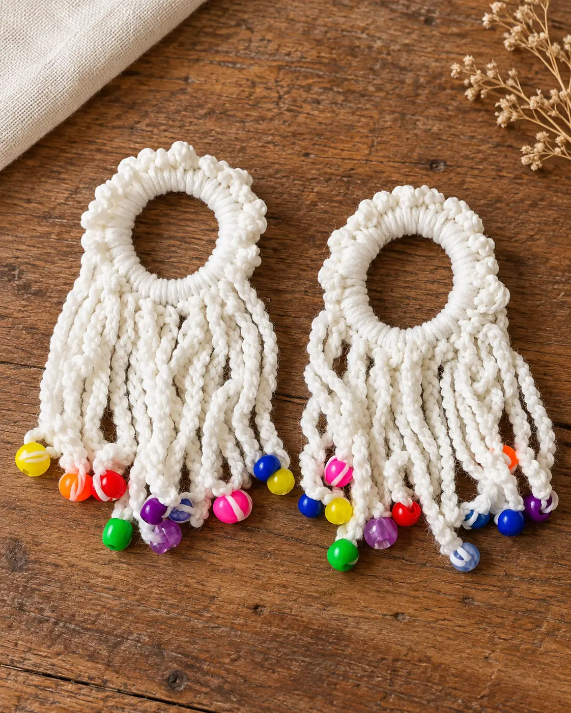 Smiling girl with beaded braids-8