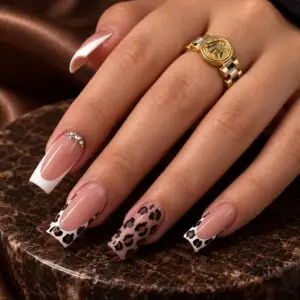 Leopard Chic Press-On Nails