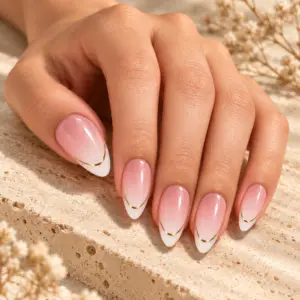Blush Halo Press-On Nails